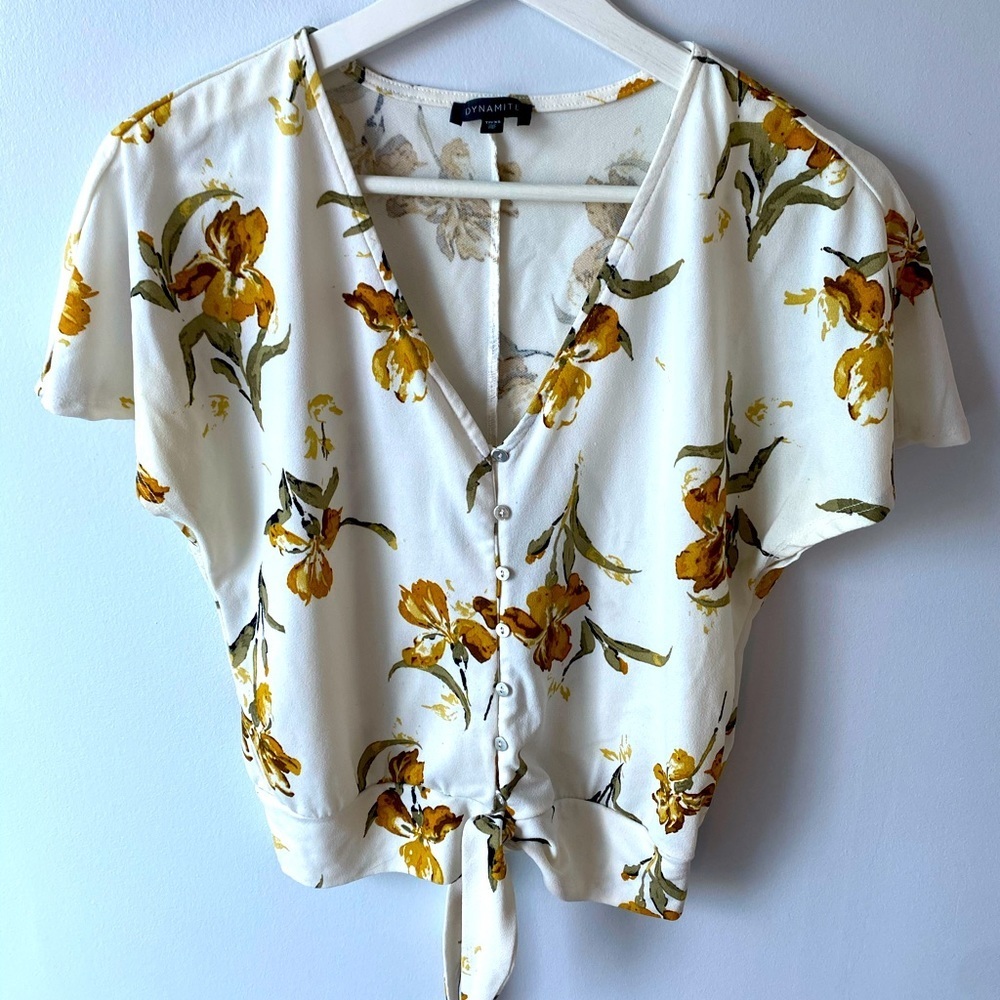 Dynamite Floral Blouse